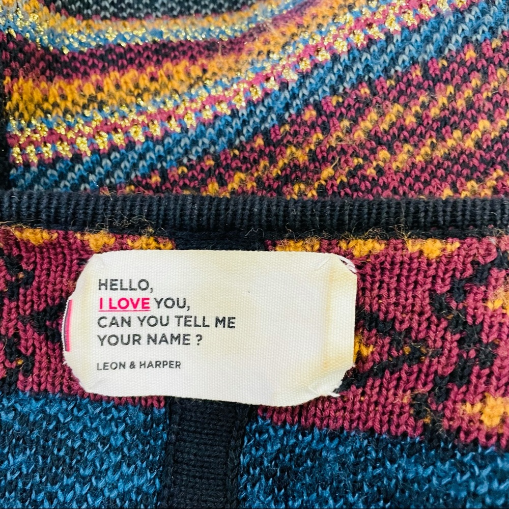 Leon & Harper. Wool Blend Slouchy Cardigan. 16-18 - Picture 12 of 12